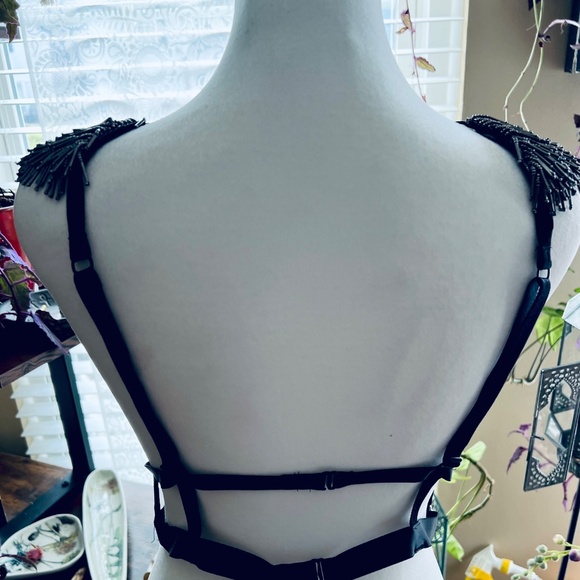 NWOT Victorias Secret strappy rhinestone sequin lingerie - Picture 7 of 10